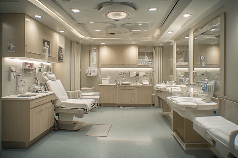 Hygenic Hospital Interior Design