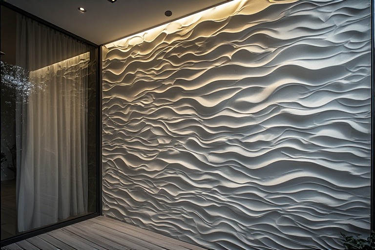 3D Effect Outdoor Wall Design