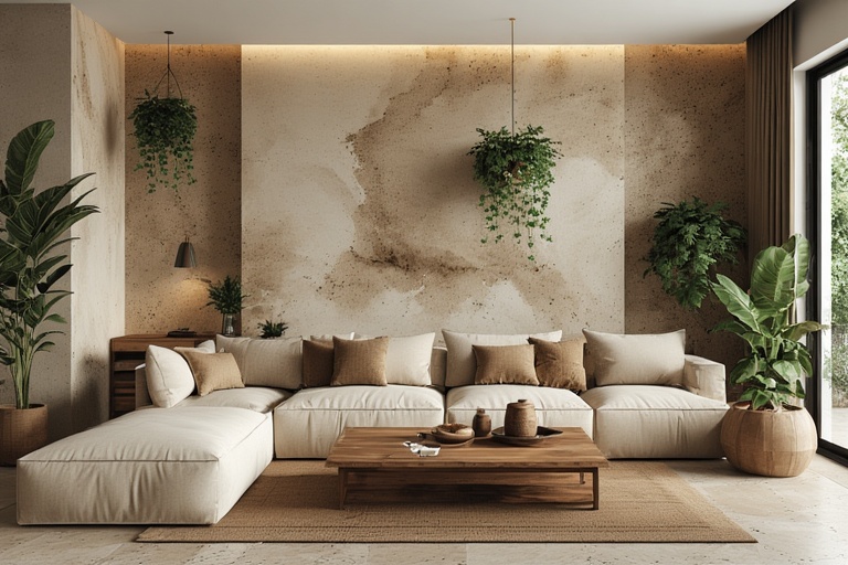 Incorporate Indoor Plants and Natural Textures for a Fresh and Inviting Home Atmosphere