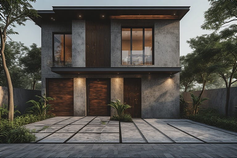 Industrial Chic with Concrete Effect Elevation Tiles