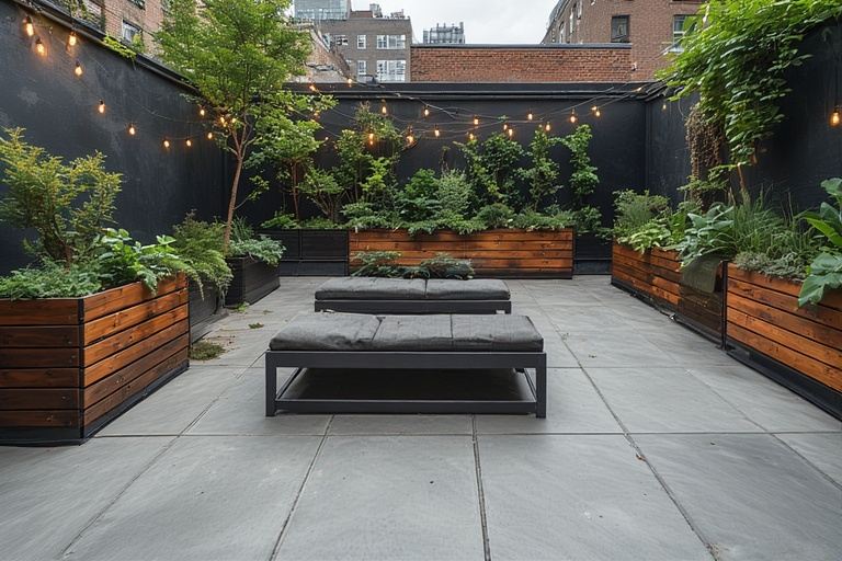 Industrial Chic with Concrete-Look Tiles