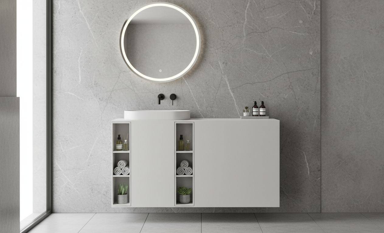 Integrated Shelving Pedestal Designs