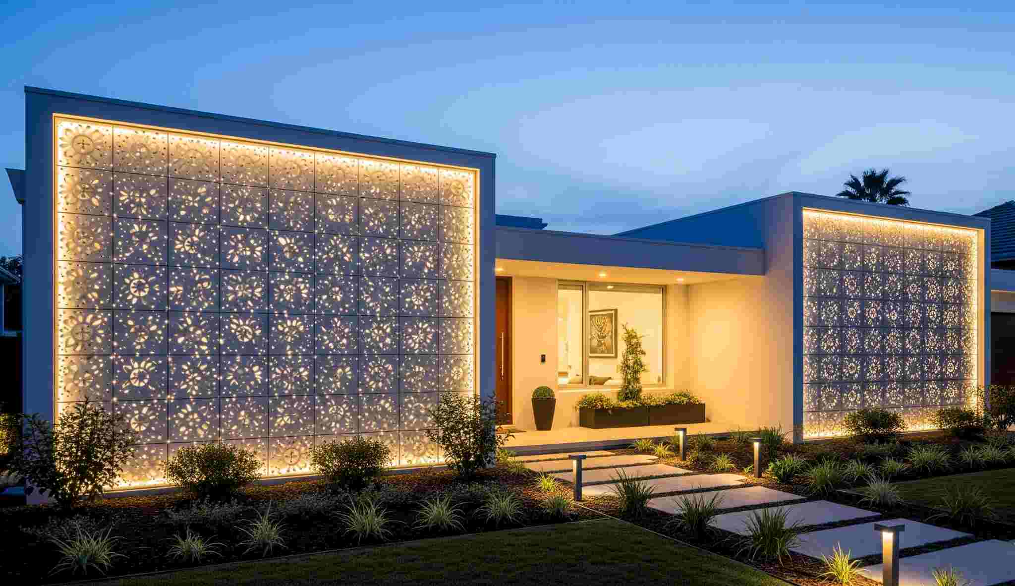 Jali Inspired Tile Panels