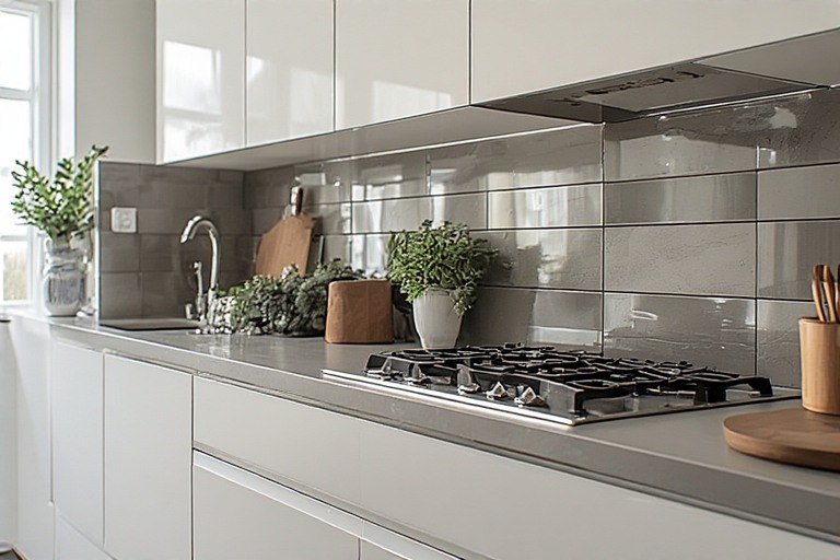 Durable kitchen backsplash home wall design