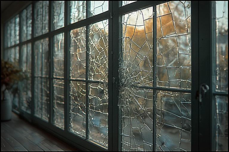 Strong laminated safety window glass design