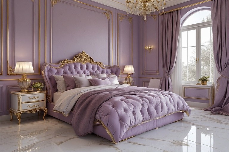 Lavender and Gold – Luxe Glamour