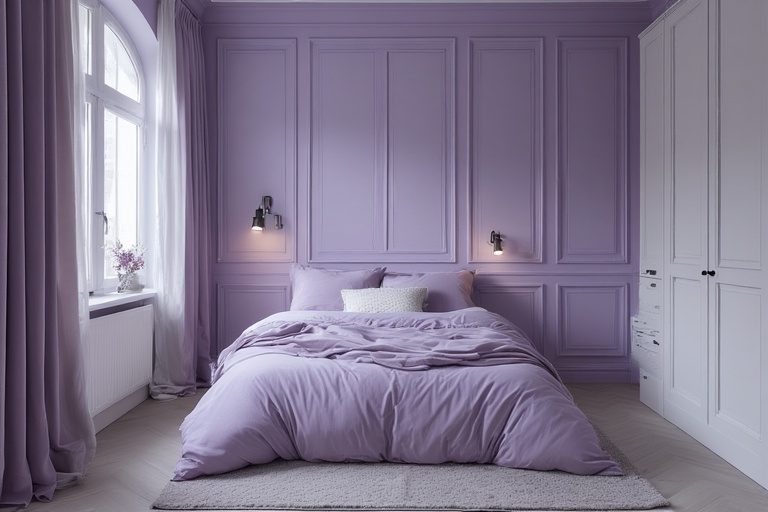 Lavender and Soft White for Light and Airy Home Decor
