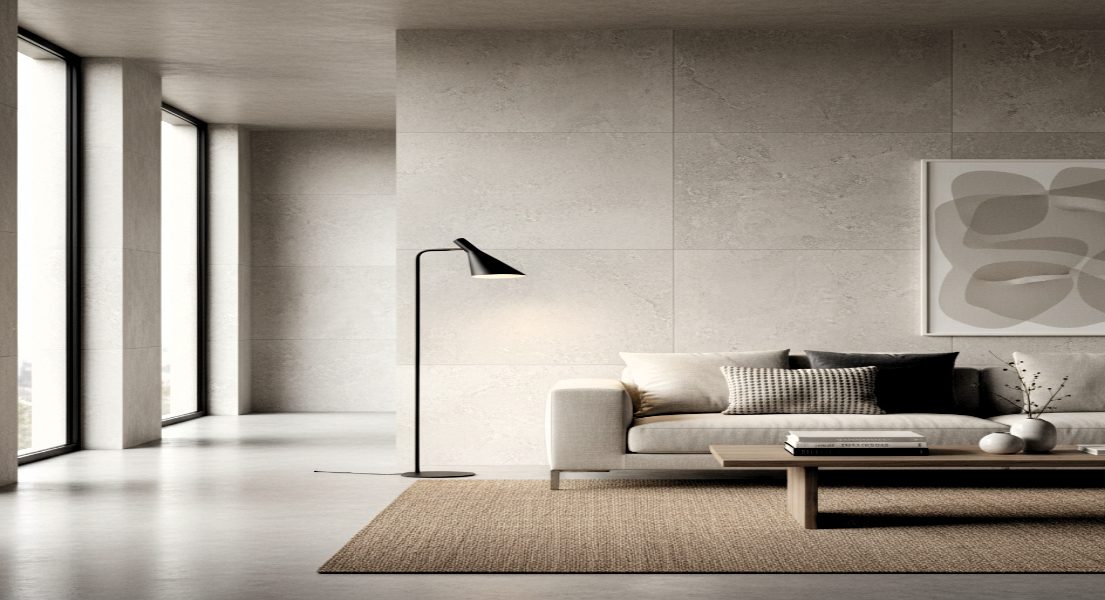 Limestone Rustic Texture with Matte Finish Tiles