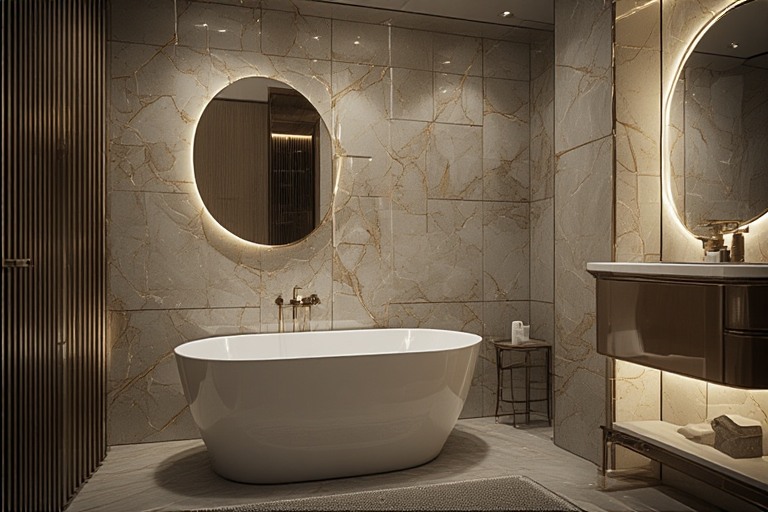 Luxury Powder Room Bathroom Design