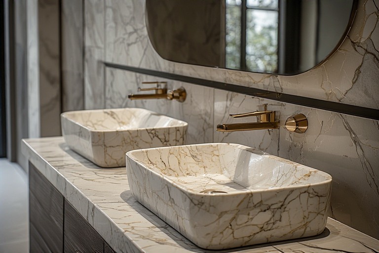 Marble and Natural Stone Wash Basin Design