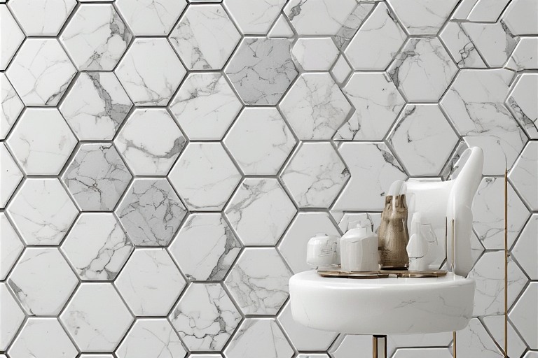 Hexagon Marble Tiles