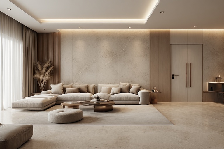 Matte Finish PVC Panels for Sophisticated and Minimal Interior Wall Design