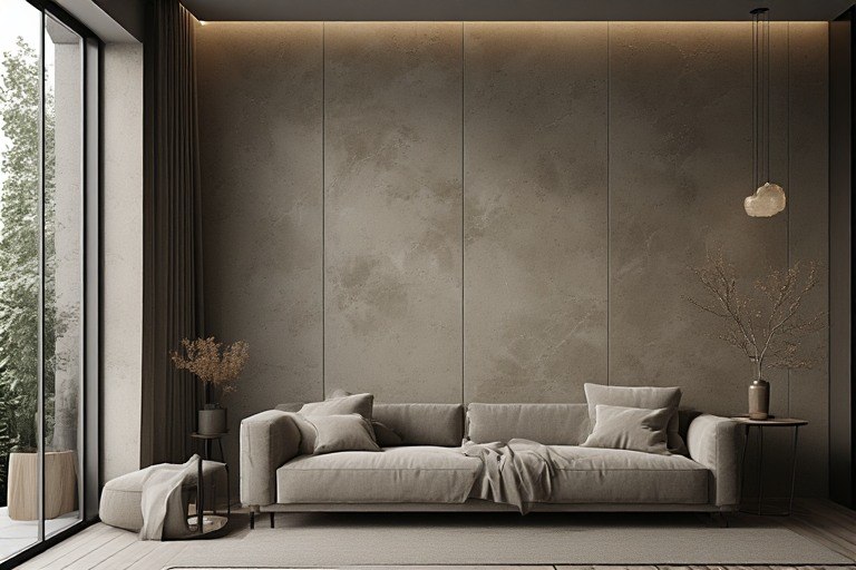 Subtle matte finish home wall design ideas