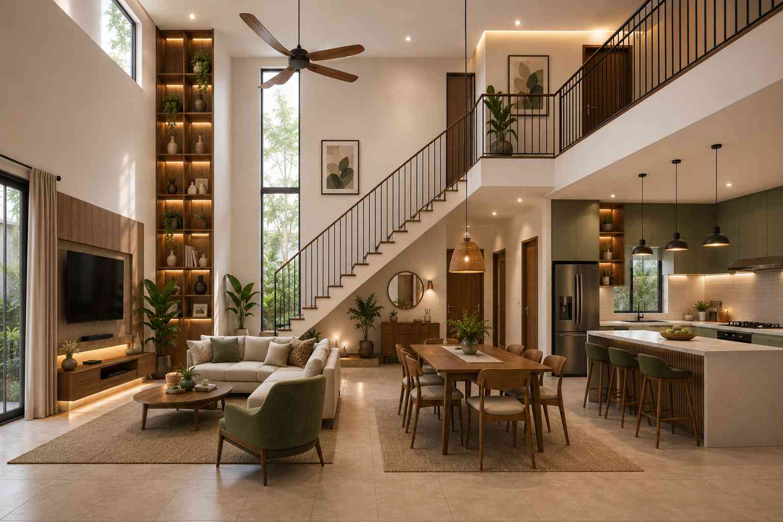 Ground Floor Home Design Maximise Verticle Space