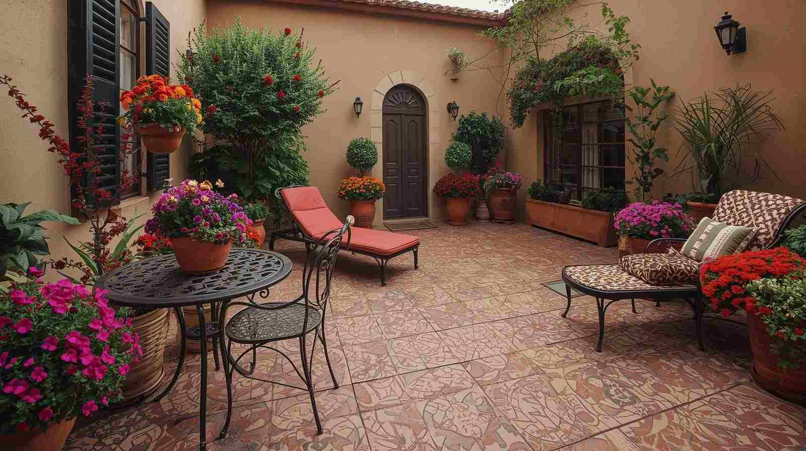 Mediterranean-Style Terrace Design Design