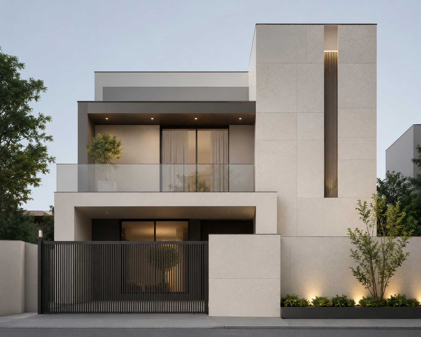 Minimalist 3d elevation design