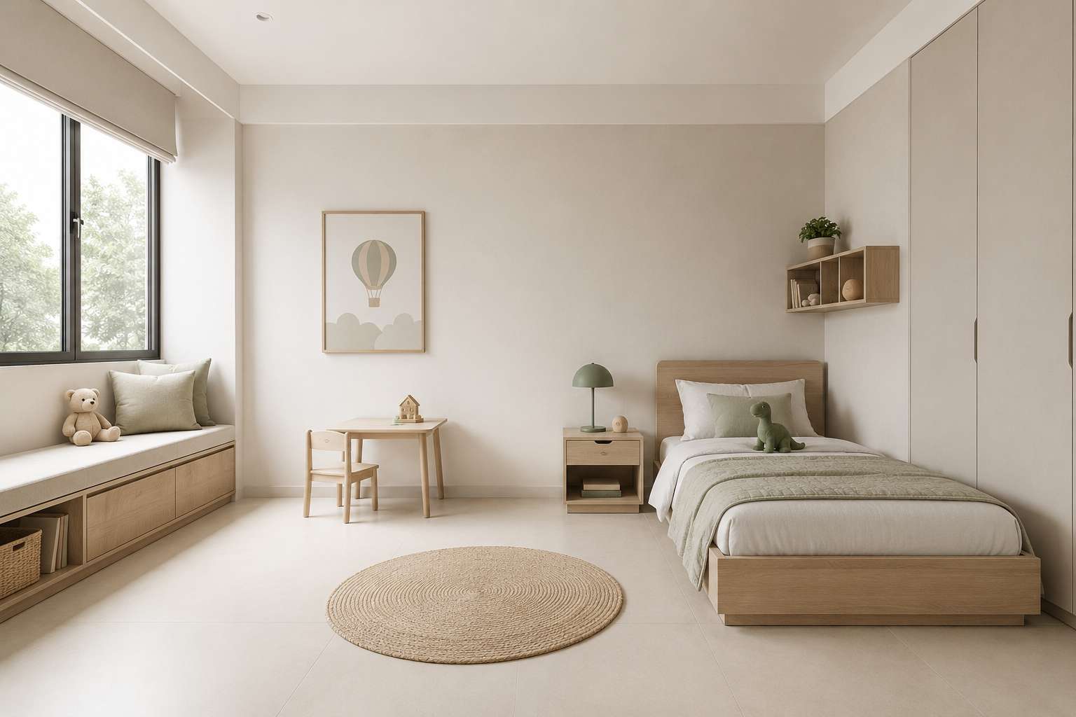 Minimalist Kids Bedroom Design