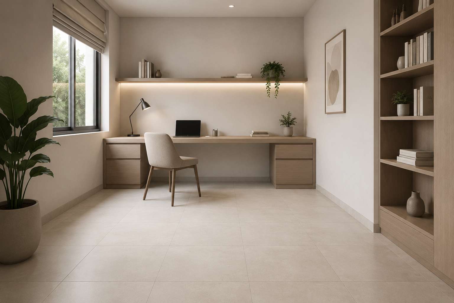Minimalist Study Room Design