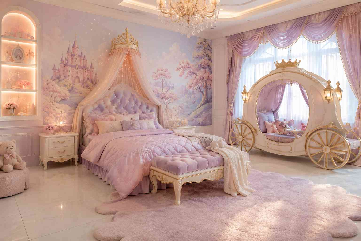 Kids Bedroom Design with Fairytale Theme