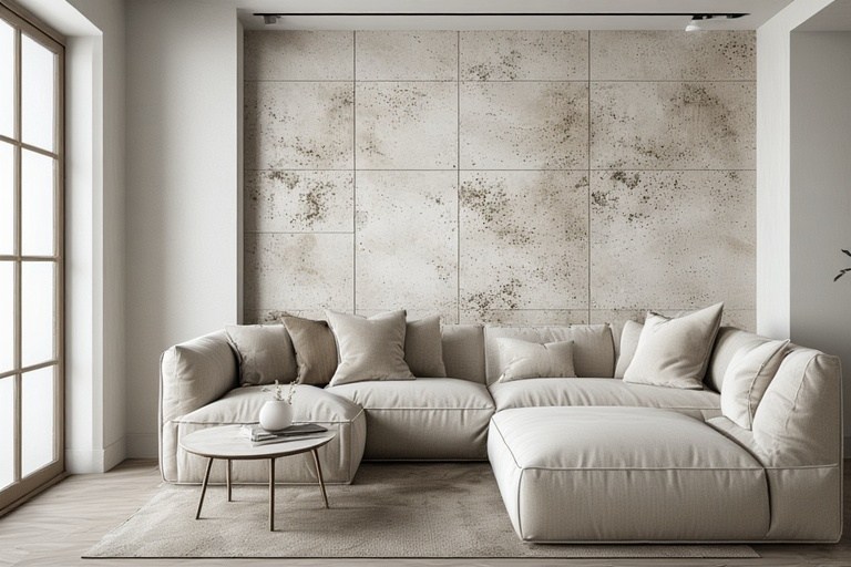 Mixed-material Fabric and Tile Panels