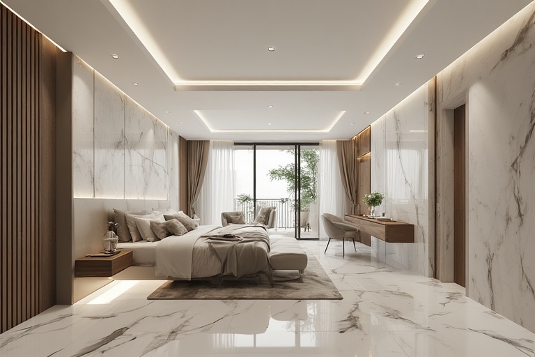 Modern Minimalist POP Ceiling Design for a Clean and Contemporary Home