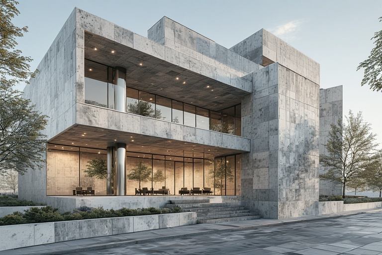 Modular tile patterns creating texture and depth