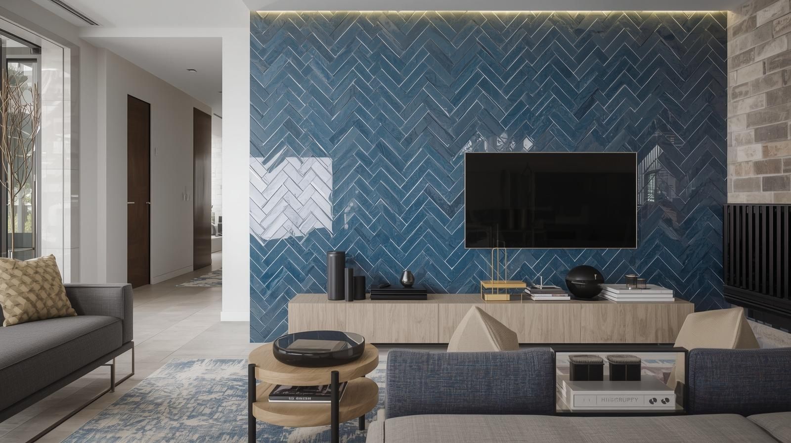 Mosaic Accent Wall Tiles to Create a Focal Point