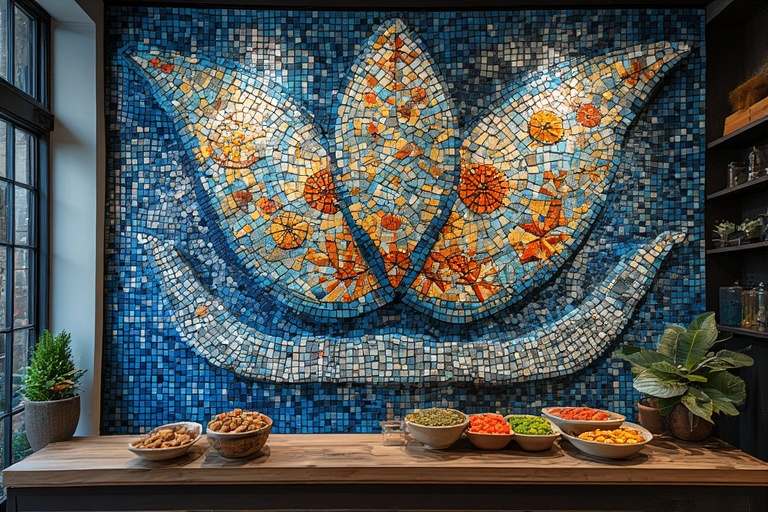 Mosaic Tile Murals to Showcase Brand Identity
