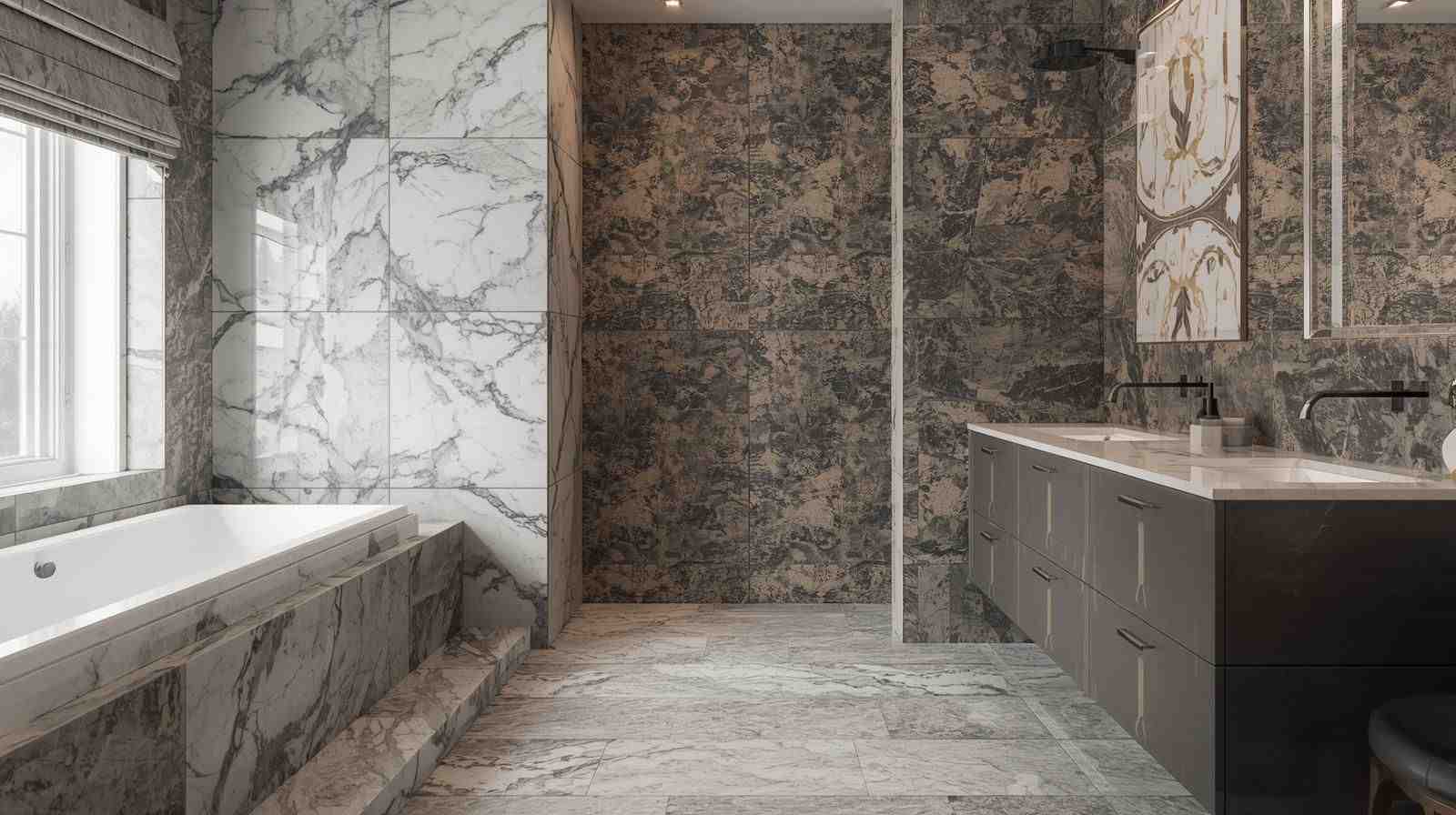 Natural Stone Bathroom Tiles