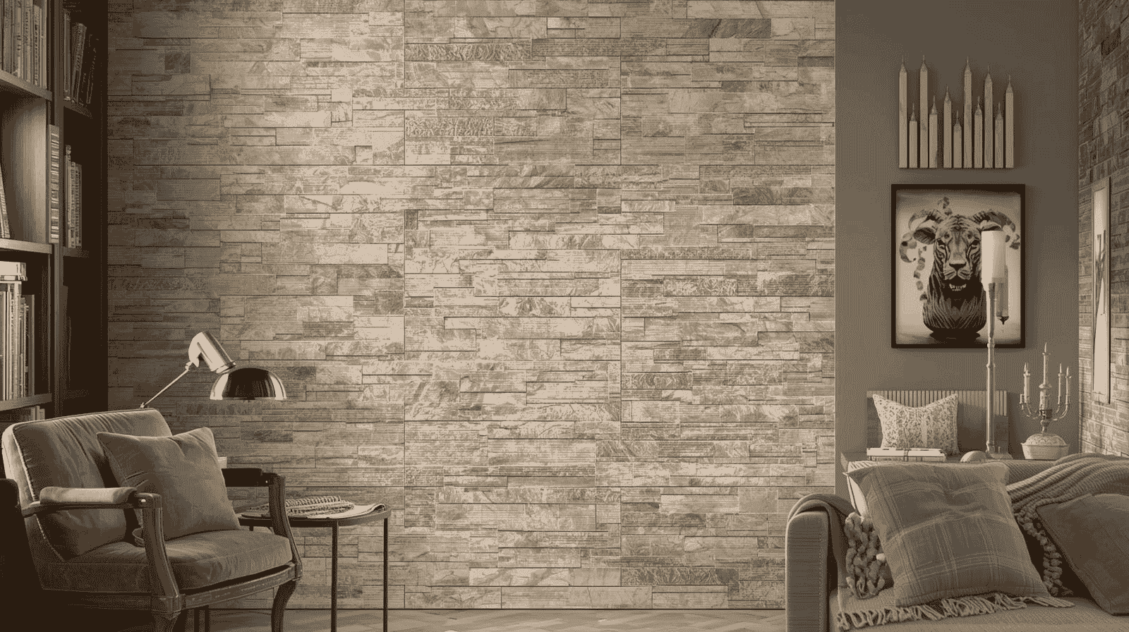 Natural Stone Rustic Tiles for Accent Walls