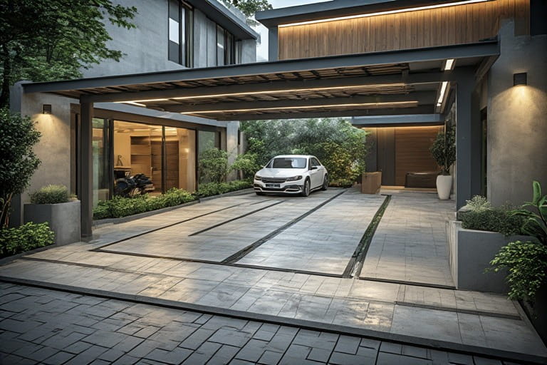 Open Car Parking Design