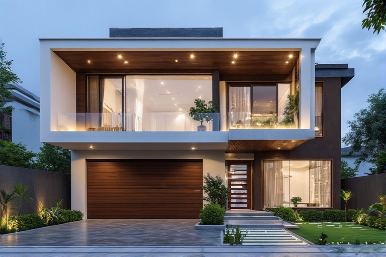 Open Plan Living with Connected Indoor-Outdoor Spaces for Spacious Duplex Homes