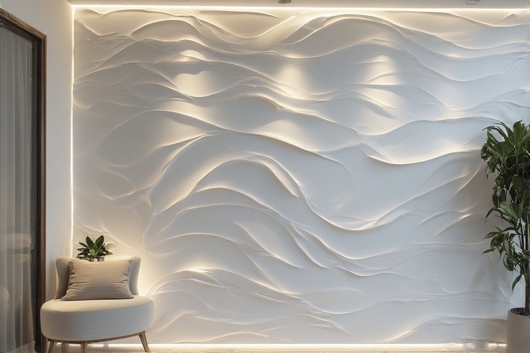 POP Wall Panel Design With LED Backlighting