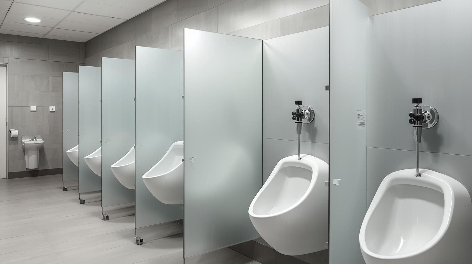 Partition or Privacy-Panel Urinals