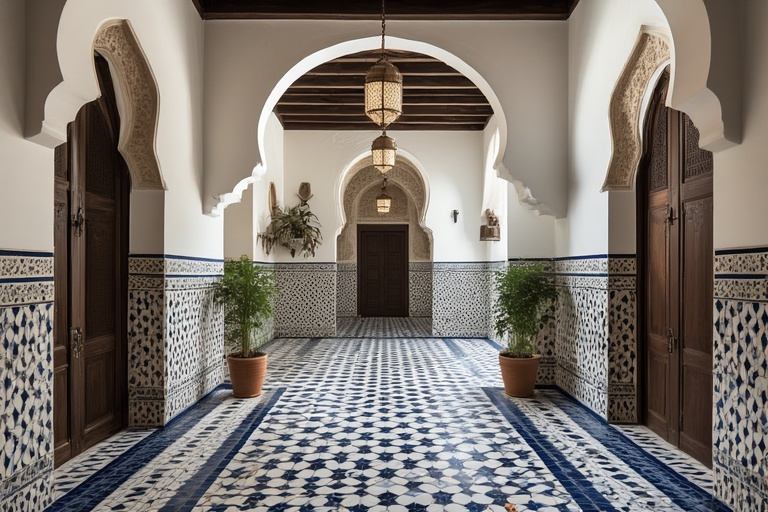 Patterned Ceramic Tiles for Artistic Touch