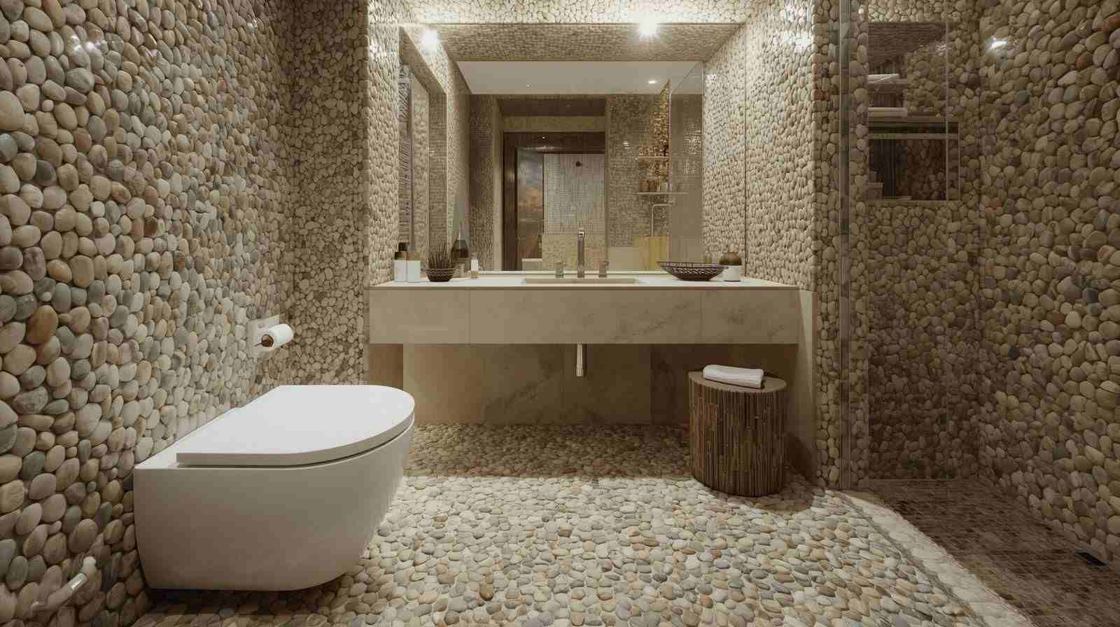Pebble Bathroom Tiles