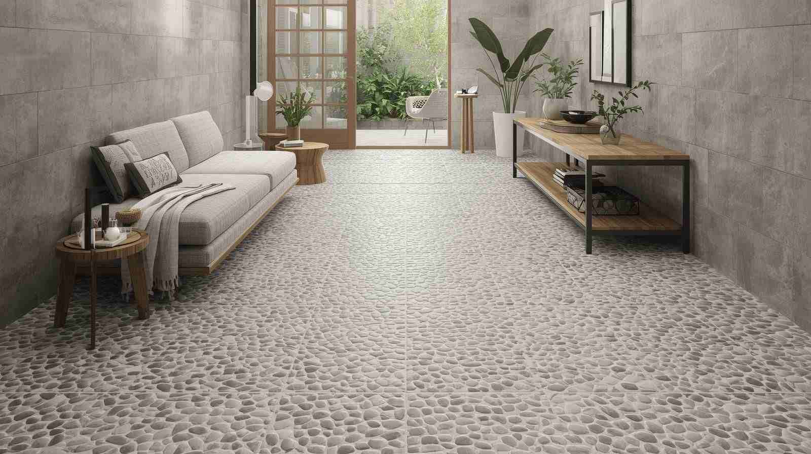 Polished Pebble Surface