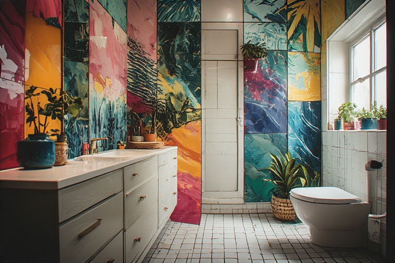 Pop Colour Contemporary Bathroom Design