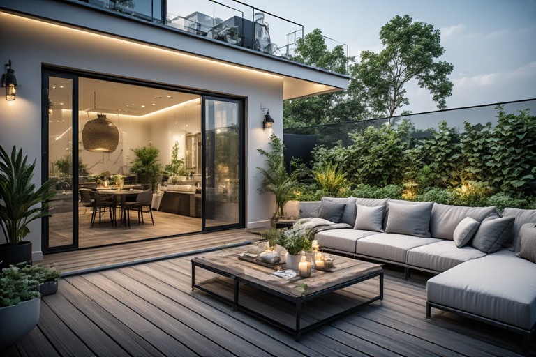 Luxury House Interior For Private Terrace