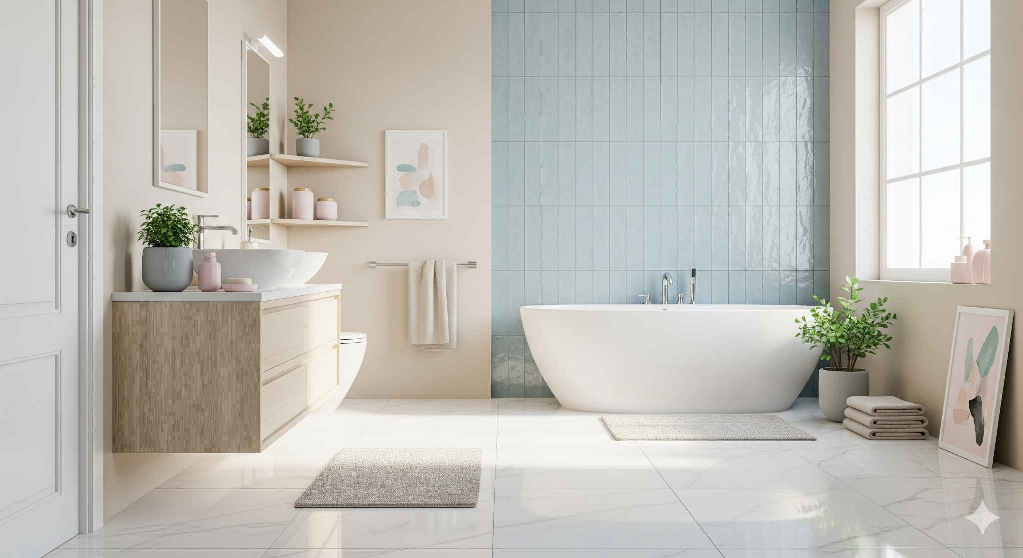 Recommended Light Colours for Bathrooms