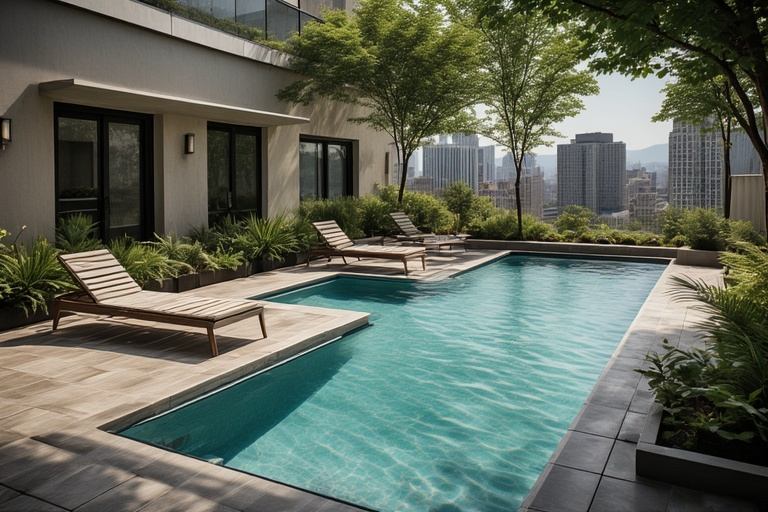 Rooftop Pool Designs for Apartments