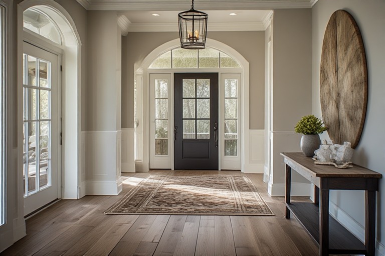 Rustic Charm Foyer Design