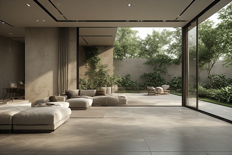 Nature-Inspired Luxury Living Room Interior