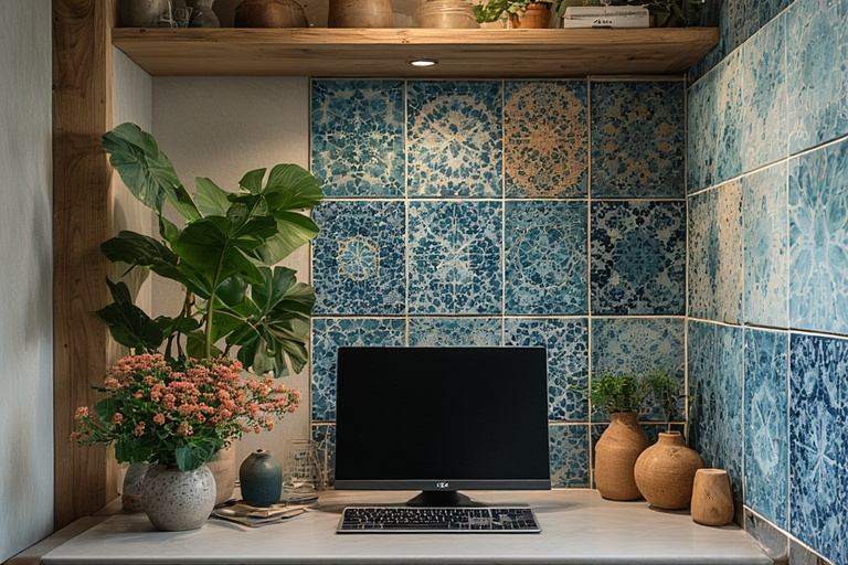 Seasonal Tile Displays to Refresh the Space