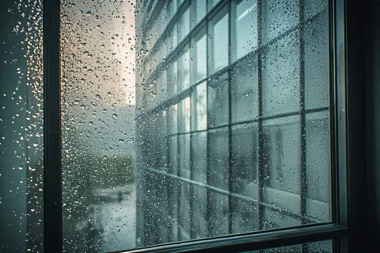 Self cleaning window glass design for high rise buildings