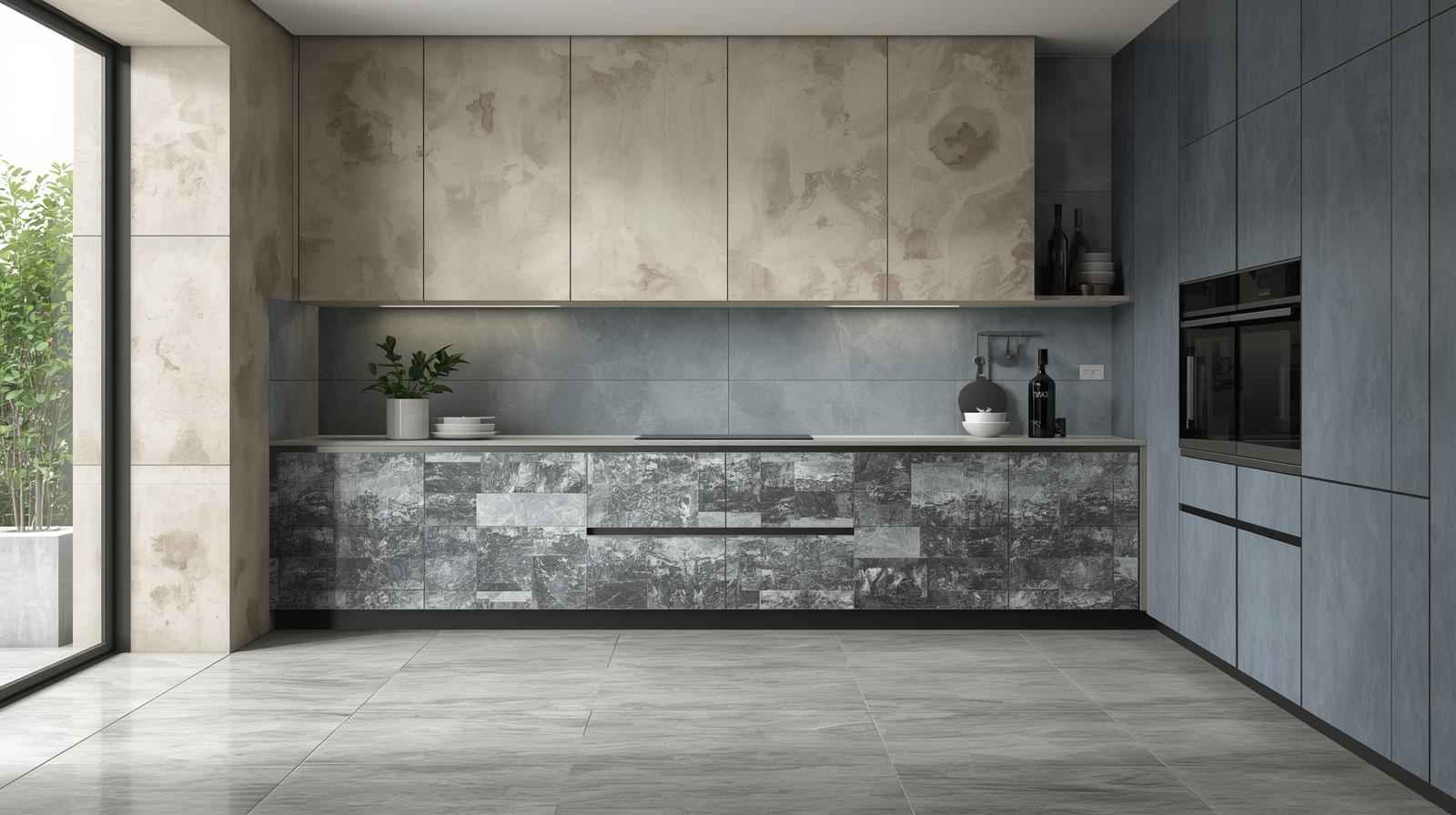 Single Colour Tiles with Matte and Gloss Combo: Classic with a Twist