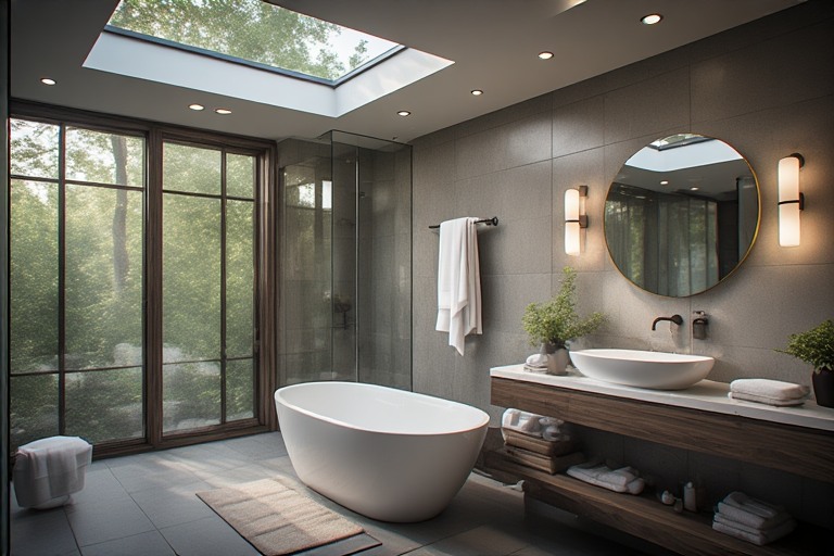Skylight Bathroom Window Design
