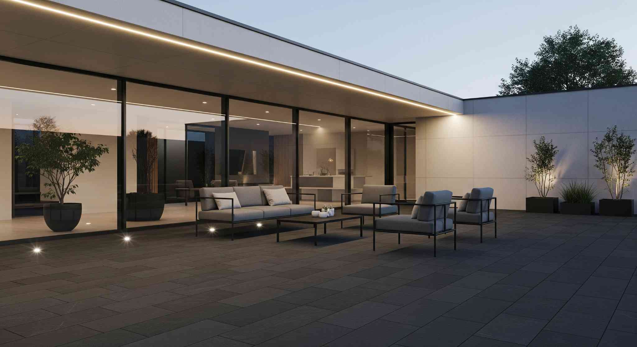 leek Slate Tiles for Contemporary Outdoor Areas