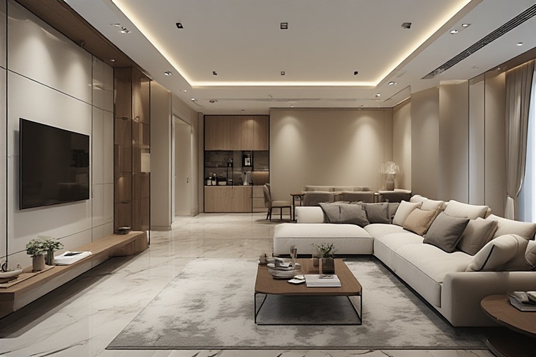 Sleek and Minimalist Luxury Living Room Interior Designs