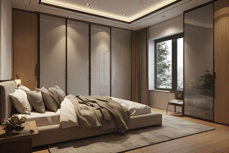 Sliding Door Small Bedroom Design